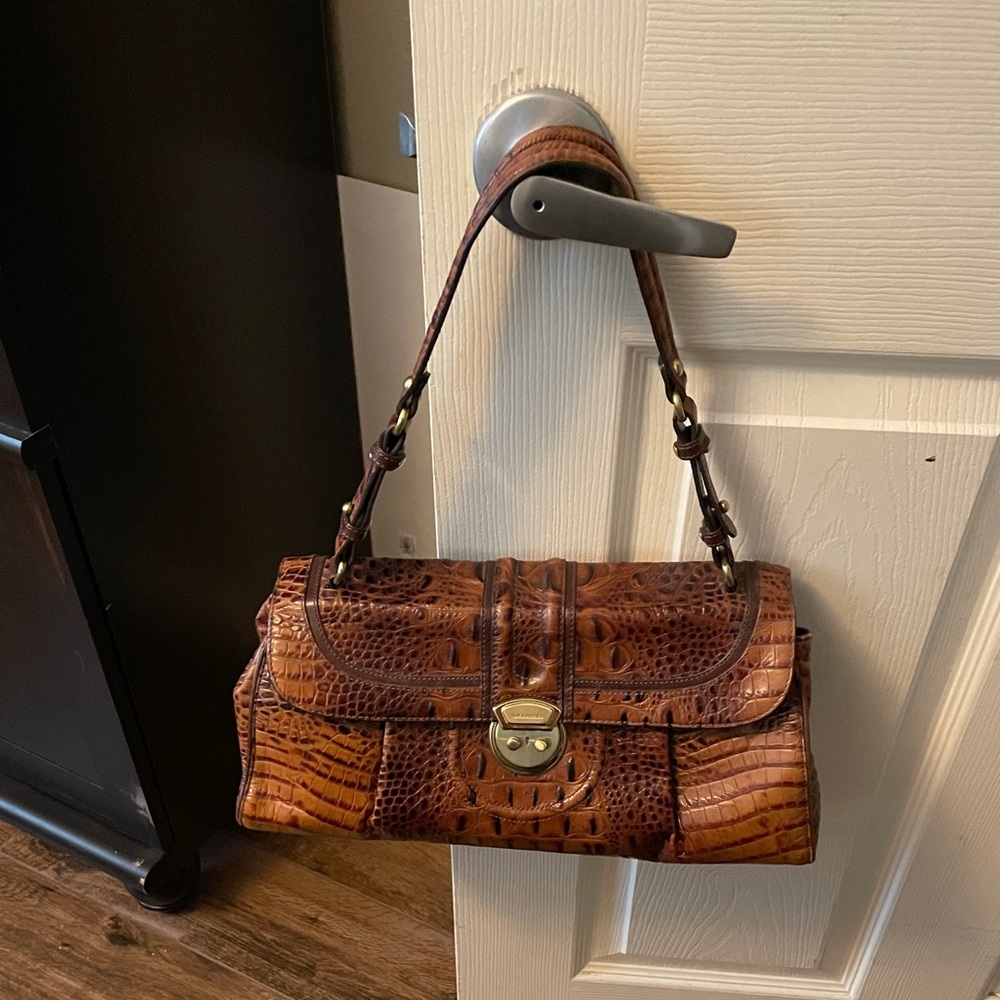Brahmin brown purse